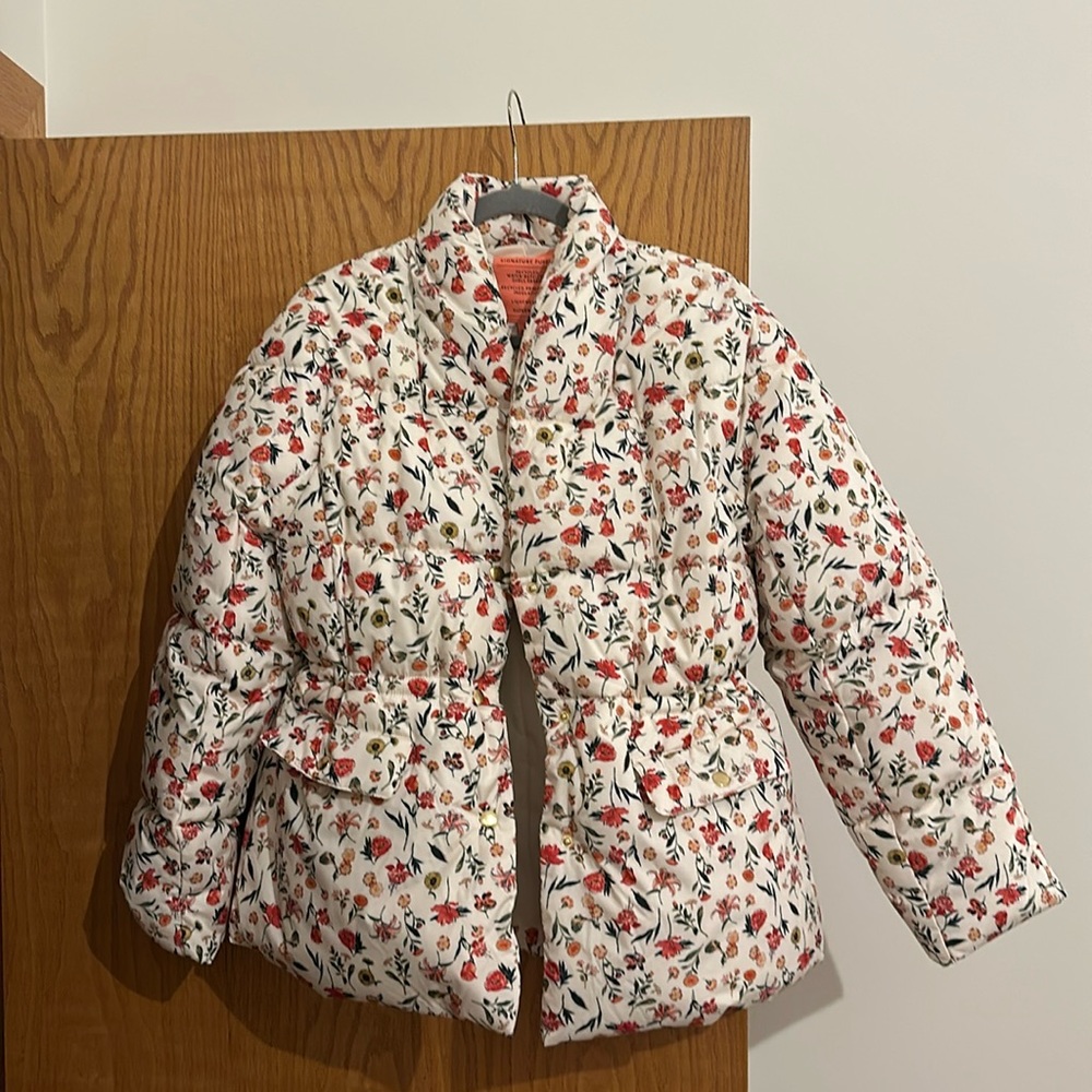 NWT J Crew water repellent signature puffer